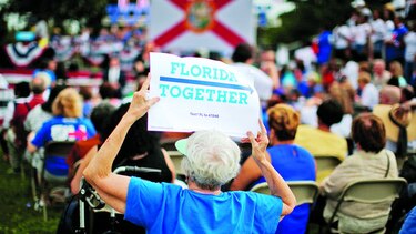 Los candidatos apuntan a Florida