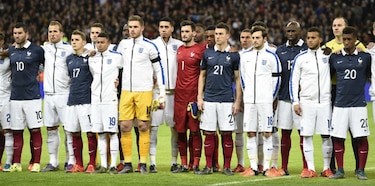 Inglaterra y Francia juegan amistoso en señal de solidaridad