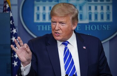 Trump ya no quiere ‘perder el tiempo’ con ruedas de prensa sobre Covid-19