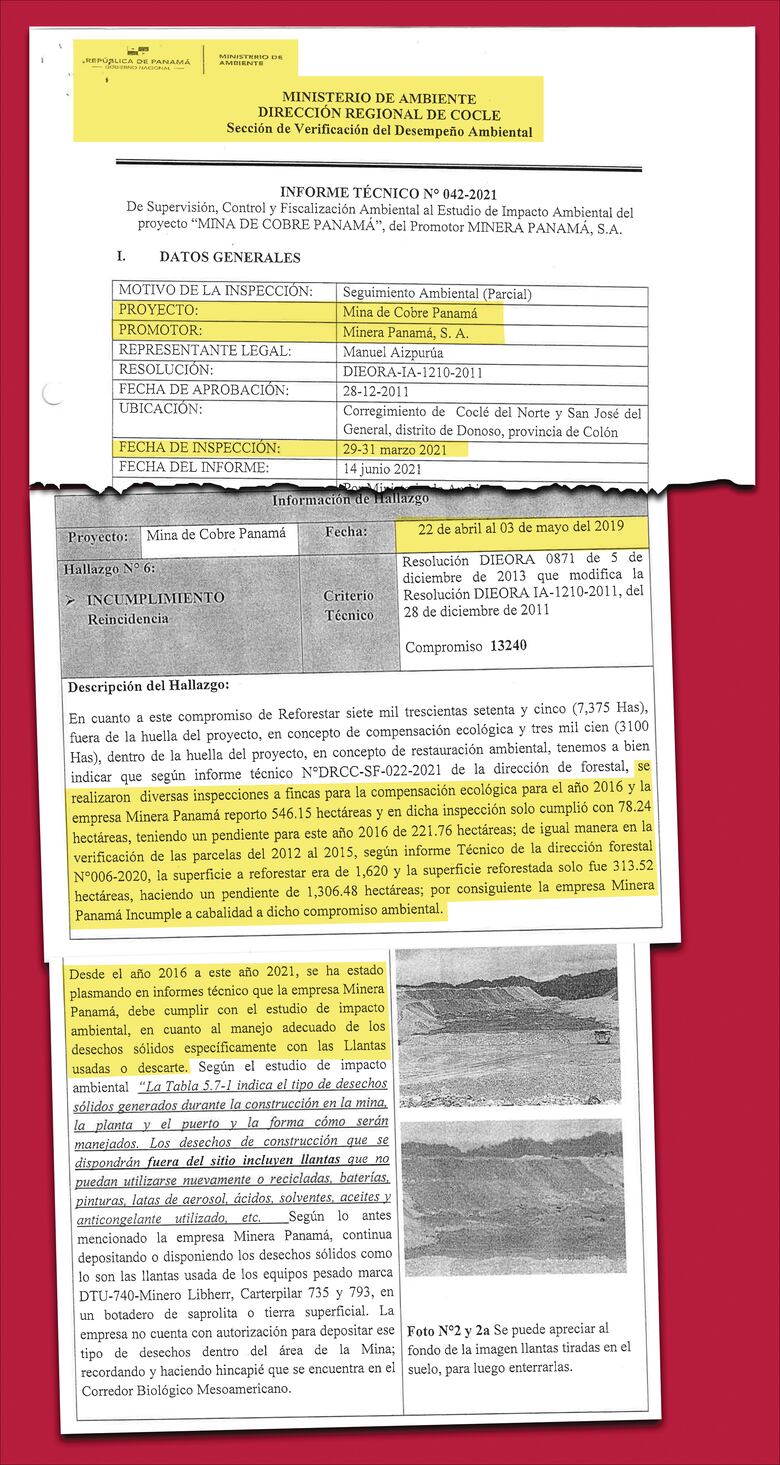 Miambiente no justificó a la Corte Suprema por qué ignoró inspecciones a la mina
