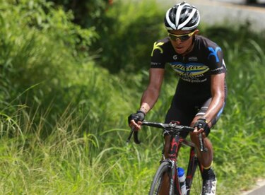 Yelko Gómez, campeón de la montaña y líder del Tour de Panamá