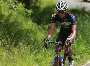 Yelko Gómez, campeón de la montaña y líder del Tour de Panamá