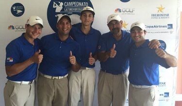Equipo panameño se ubica en tercera posición en Latinoamericano de Golf