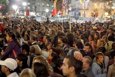 Francisco desató una fiesta de fe en Buenos Aires