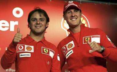 Barrichello y Massa se solidarizan con Schumacher