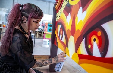 El Museo del Grafiti de Miami reconoce el trabajo de la colombiana Ledania