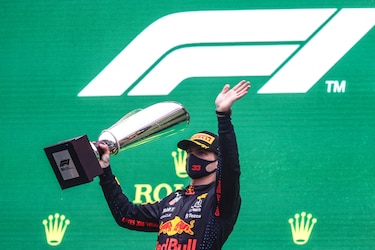 Max Verstappen es declarado vencedor de un GP de Bélgica reducido a dos vueltas