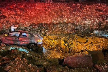 Misil cae en una carretera de Jerusalén y deja varios heridos