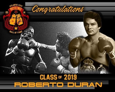 Roberto Durán anunció que ingresará al Salón de la Fama de Boxeo de Atlantic City