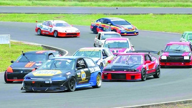 Día de práctica de autos en La Chorrera