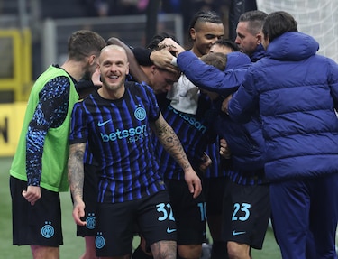 Inter gana con garra y se escapa en la cima de la Serie A