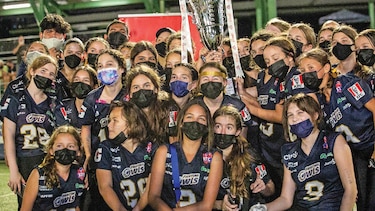 Fighting Owls, monarcas de la temporada Mini Flag Kiwanis Football League