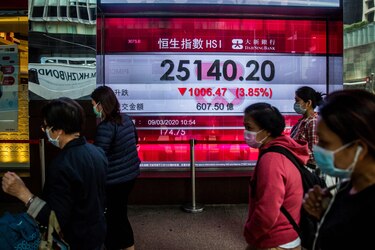 Lunes negro en las bolsas mundiales por la caída del petróleo y el temor al coronavirus