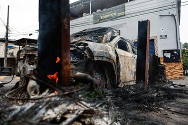 Las impactantes imágenes de las favelas de Río tras el megaoperativo policial contra Comando Vermelho que dejó más de 100 muertos