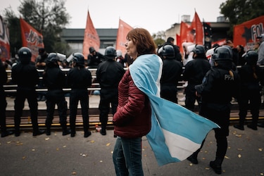 Calma en las primeras horas de huelga general en Argentina