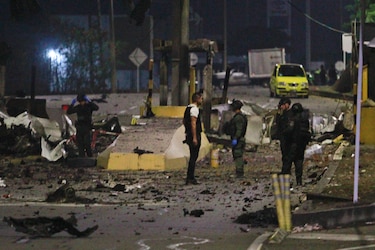 Ataque con explosivos deja cinco heridos y destruye peaje en frontera colombo-venezolana