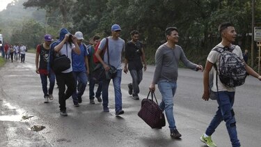 Se forma una nueva caravana de migrantes hondureños con rumbo a Estados Unidos