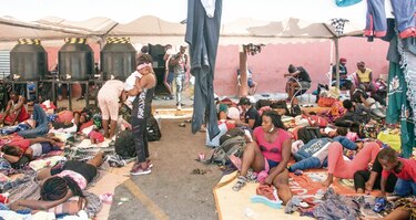 México inicia vuelos de repatriación de haitianos