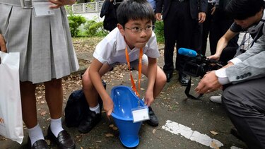 Una empresa japonesa espera salvar vidas con un retrete de plástico