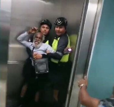 Hombre crea caos en las oficinas de Anati, porque no le aprueban un título de propiedad