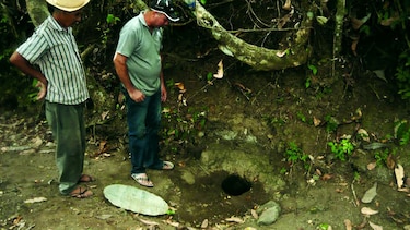 Pozos excavados a orilla de quebradas se están secando