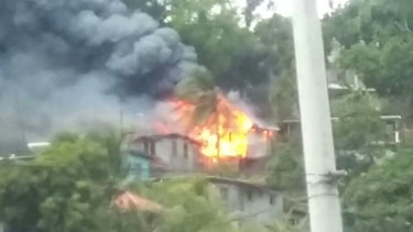 Se incendia casa en San Miguelito
