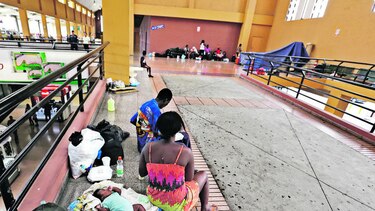 Terminal de transporte de Albrook, el nuevo refugio de migrantes africanos
