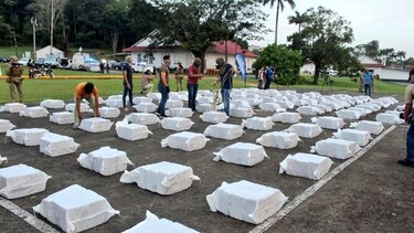 En seis meses se han incautado en Panamá más de 22 toneladas de droga