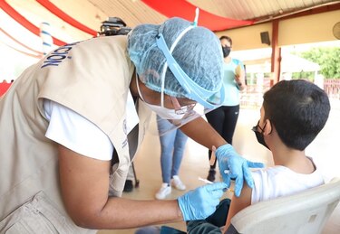 En las dos jornadas de vacunación pediátrica en el parque Omar se han aplicado 8 mil 471 dosis