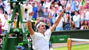 Federer, a la cancha