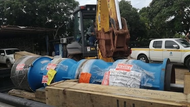 Llega nueva bomba para la  potabilizadora de Chitré