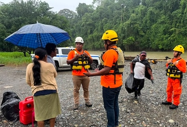 Lluvias: decretan alerta amarilla en dos distritos de Bocas del Toro