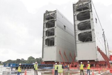 Compuertas, un atraso en el traslado