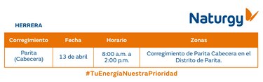 Trabajos de mantenimiento en la red eléctrica del 7 al 13 de abril de 2025