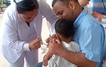 Panamá supera las 150 mil dosis aplicadas contra el sarampión y mantiene vigilancia epidemiológica