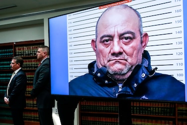 Otoniel se declara inocente ante la justicia tras ser extraditado a Estados Unidos