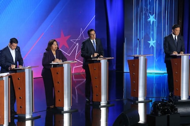 Minuto a minuto: esto es lo que sucedió en el primer debate presidencial de la contienda de 2024