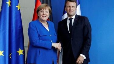 Angela Merkel reconoce tener confrontaciones con Macron