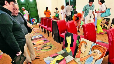 Los jóvenes creadores del concurso Olga Sinclair