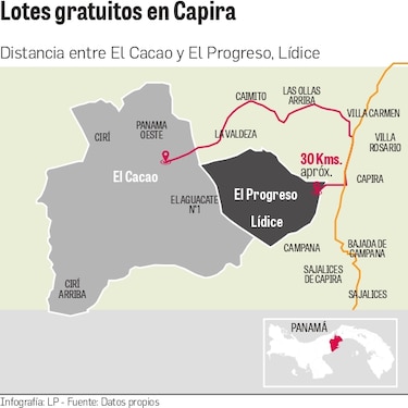 Hermano de la diputada Yanibel Ábrego y alcalde de Capira recibieron lotes gratuitos