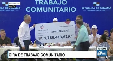 Canal de Panamá aportará al Estado $1,786 millones