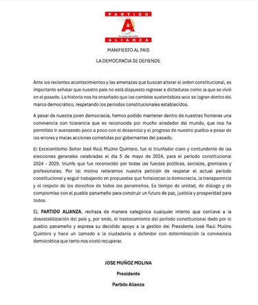 Diputados se distancian de versión sobre golpe de Estado