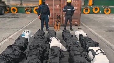 Decomisan 515 paquetes de droga en un puerto en Colón