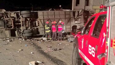 Fallecen 23 personas en un accidente de autobús en Ecuador