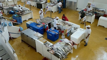 Poca afluencia de personas en busca de productos del mar