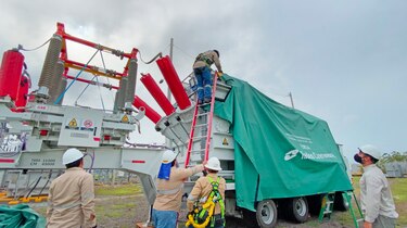 Llega al país el primer transformador móvil de potencia de alta tensión