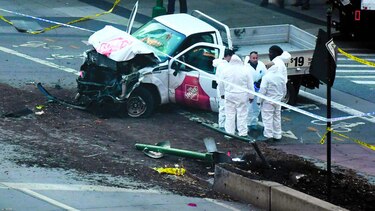 Un acto terrorista deja ocho muertos en Nueva York