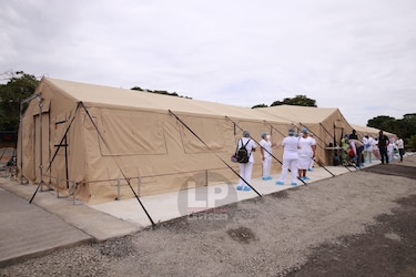 Abre un hospital campaña en la policlínica Santiago Barraza de La Chorrera