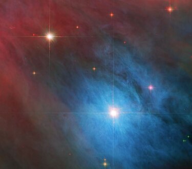 Hubble capta estrellas jóvenes y tempestuosas en Orión