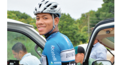 Christofer Jurado, listo para pedalear en las carreteras asiáticas